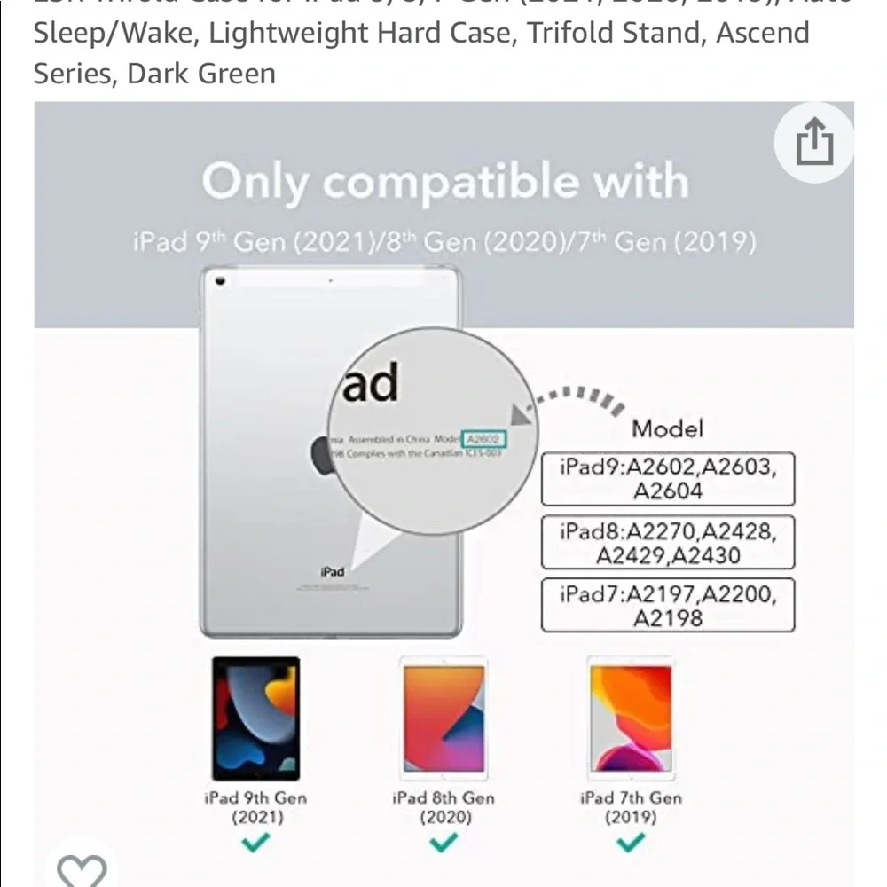 Brand New iPad Tri Fold Case